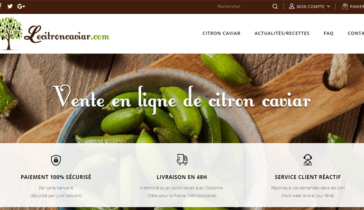 Site e-commerce lecitroncaviar.com