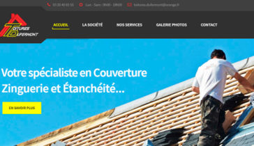 Site internet Toitures Dufermont