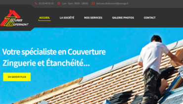 Site internet Toitures Dufermont