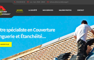 Site internet Toitures Dufermont