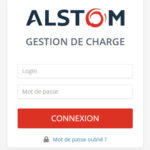 Application Alstom - Connexion sécurisée