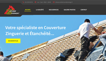 Création de site web Toitures Dufermont