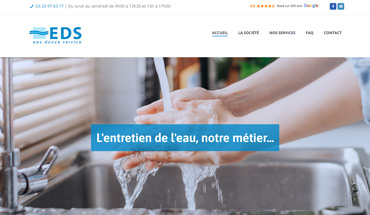 Création de site internet Eau Douce Service