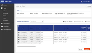 Application sur mesure